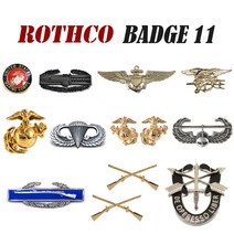 ROTHCO 로스코 뱃지 11종 가방 배낭 의류 잡화 액세서리 장식 브로치 와펜 패치