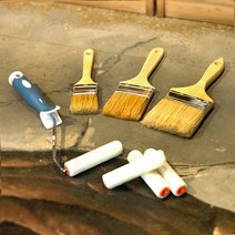 데코플러스 페인트 부자재 도구모음(롤러 붓 커버링테이프 마스킹테이프 사포 트레이)