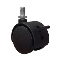 아이비스토어 PVC 볼트 캐스터 40mm 회전브레이크(8mm) 가구 이동 바퀴