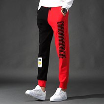 후앙스 반반배색 조거 트레이닝 팬츠 LUTP-5535