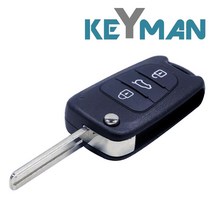 현대 YF소나타 I30 그랜져TG 아반떼MD 엑센트 폴딩키 케이스, 1개, 실리콘케이스(블루)