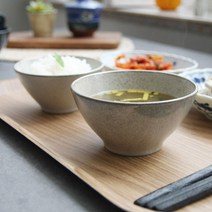 이로도리 아이토 내츄럴 일본 밥공기와 국대접 (4color), 아이토 내츄럴 [공기/블루문]