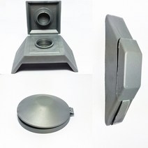 판넬캡 지붕캡 원형캡 일자캡, 일자캡청색-100개