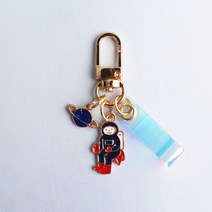 스마트커버 야구키링 에어팟키링 에어팟케이스, 로켓맨 블루