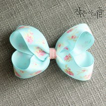 민트나리꽃 B리본집게핀
