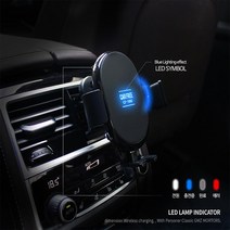 뉴투싼iX고속충전기 자동차충전기 자동슬라이드 스마트폰거치대 자동차폰충전기 디맨션거치대, 1개, 디멘션 자동 슬라이딩 고속 무선충전 거치대