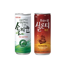 올따옴음료세트 롯데 실론티240ml12입+솔의눈240ml12입, 1세트, 240ml