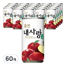 자연은 내사랑 사과 과일주스 180ml, 60개