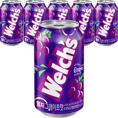 웰치스 포도 355ml, 6개