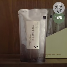 서리태 콩물두유 무설탕 검은콩두유 후유아, 10개, 190ml