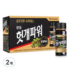 광동 헛개파워 숙취해소 음료, 100ml, 20개