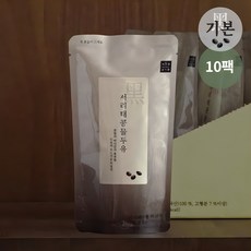 서리태 콩물두유 무설탕 검은콩두유 후유아, 10개, 190ml