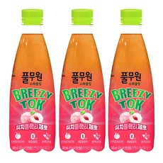 풀무원 브리지톡 피치 블랙티 제로, 350ml, 24개