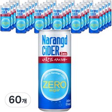 동아오츠카 나랑드사이다 제로, 245ml, 60개