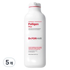 닥터포헤어 폴리젠 플러스 탈모 완화 샴푸, 500ml, 5개