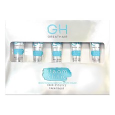 그레이트헤어 스팀클리닉 헤어에센스 트리트먼트 1Box(15ml*5ea)