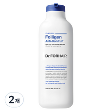 닥터포헤어 폴리젠 비듬개선 탈모 완화 샴푸, 500ml, 2개