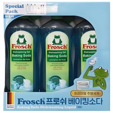 프로쉬 베이킹소다 주방세제 1L x 3개+펌프2개