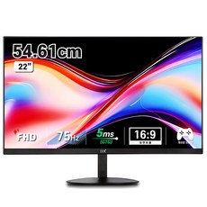 디엑스 IPS패널 55cm (22인치) 75Hz 사무용 게이밍 컴퓨터 모니터 DX220HDMI, DX220HDMI(일반)