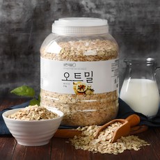 바른곡물 오트밀 PET, 2kg, 1개 - 오트밀하우스