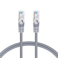 AVIVE 고급형 UTP 3m CAT6 랜선 케이블, GREY, 1개 - lg오피스넷