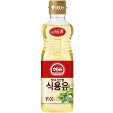 해표 맑고 신선한 식용유, 900ml, 1개