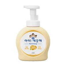 아이깨끗해 핸드워시 순 보송보송 파우더향, 490ml, 1개 - 저자극보송보송청결제