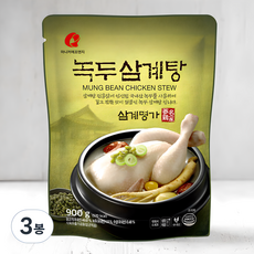 마니커 녹두 삼계탕 냉장, 900g, 3봉