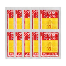 한지붕 신진식품 신당분 뉴슈가, 60g, 10개