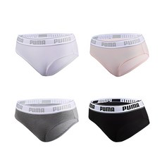 푸마 여성 면스판 팬티 4종세트