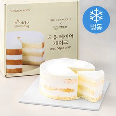 더메나쥬리 상하목장 우유 레이어 케이크 (냉동), 1개, 550g