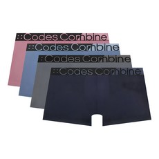 코데즈컴바인 이너웨어 로고 아웃밴드 베이직 드로즈 4PACK (BK/DBU/PK/NY)