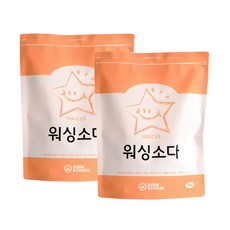 소다스쿨 워싱소다 분말세제, 3kg, 2개 - 소다