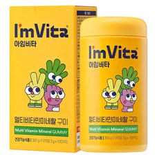 종근당건강 아임비타 멀티비타민 미네랄 구미 300g, 100정, 1개
