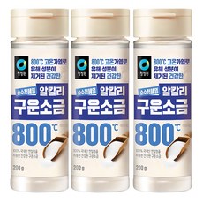 청정원 구운소금, 200g, 3개