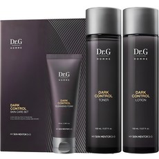 닥터지 옴므 다크 컨트롤 토너 150ml + 로션 150ml + 클렌징폼 70ml 세트, 1세트 - 40대남성화장품