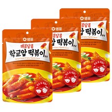 샘표 매콤달콤 학교앞 떡볶이, 125g...