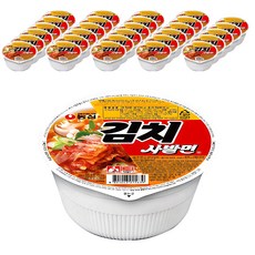 농심 김치 사발면 소컵 86g, 30개