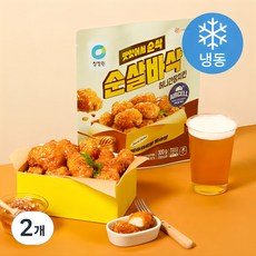 청정원 순살바삭 허니간장치킨 (냉동), 300g, 2개 - 뽀로로순살치킨