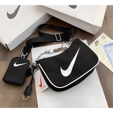 NIKE.SB 테수토백 호보백 크로스백 스우시체인호보백