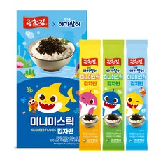 핑크퐁 미니미스틱 김자반 10g x 15p, 150g, 1개 - 핑크퐁아기김