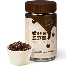 듀오락 생유산균 초코볼, 180g, 1개