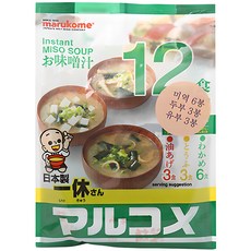 마루코메 잇큐상 즉석미소 겐엔 12식, 186g, 1개