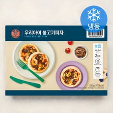 우리 아이 불고기피자 만들기 (냉동), 382g, 1개