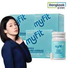 동국제약 마이핏 이보영 질 유래 특허 유산균 50억 6중 기능성 여성유산균, 30정, 3개