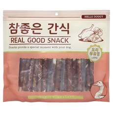 참좋은간식 강아지 건조간식, 오리우유껌, 600g, 1개 - 우유껌