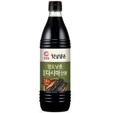 햇살담은 염도낮춘 발효다시마 간장, 1개, 840ml - 잔장