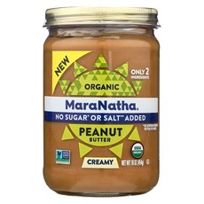 마라나타 노 슈가 노 솔트 애디드 피넛 버터 크리미