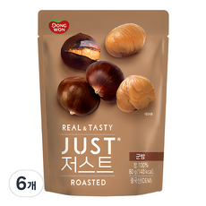 동원 저스트 군밤, 80g, 6개 - 야밤