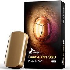 SK하이닉스 Beetle X31 DRAM 탑재 외장 SSD + 전용 케이스